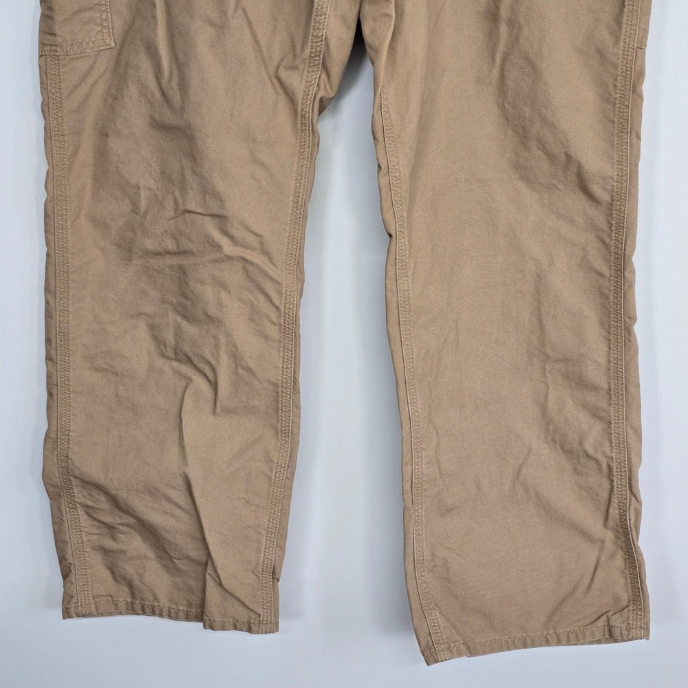 Carhartt Carpenter Pants Mens 38x32 (fits 35x31) Canvas Duck Loose Fit Workwear - Picture 2 of 11